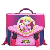 Cartable La Plume Dorée - Super Mario Peach - 2 compartiments