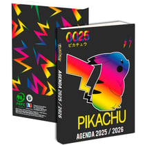 Agenda scolaire journalier 2025/2026 - Pokémon - 12x17x1,5 cm