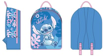 Sac à dos La Plume Dorée - Lilo et Stitch - Bleu - Stitch - 2 compartiments