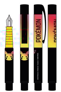 Stylo plume La Plume Dorée - Pokémon - Bleu - Pointe moyenne