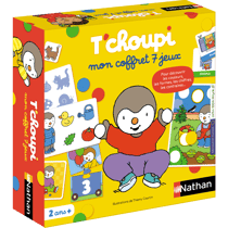 Mon coffret 7 jeux T'Choupi - Nathan