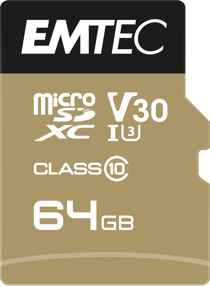 EMTEC Mini Jumbo Ultra - carte mémoire flash - 64 Go - micro SDXC
