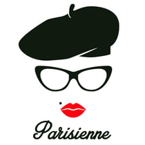 Écusson transfert thermo-adhésif -  Grand modèle - Visage parisienne