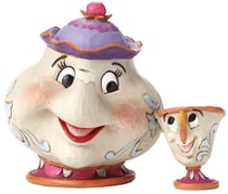 Figurine Enesco - Disney - Mrs Samovar et Zip - 12,5 cm