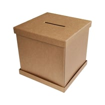 Urne carrée en carton kraft