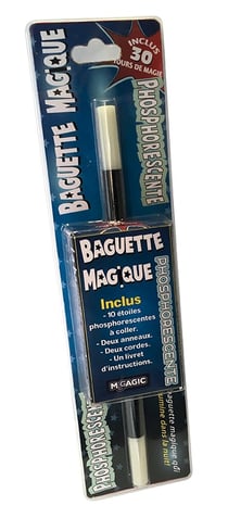 Baguette magique phosphorescente et 36 tours