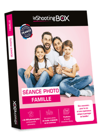 Coffret cadeau laShootingBOX  - Séance photo en famille - Jusqu'à 6 personnes