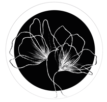 Support encens Galéo - Duo de fleurs