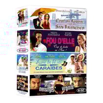 Comédies américaines - Coffret 4 films : Coup de foudre à Sans Francisco + Fou d'elle + Lune de miel aux Caraïbes + Sexe, mensonges et virginité