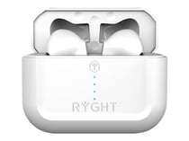 Ryght Mino - Ecouteurs intra-auriculaires - Bluetooth - blanc