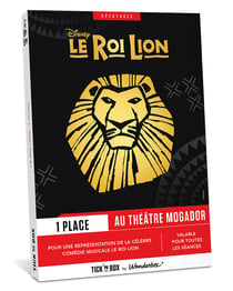 Coffret cadeau - Le Roi Lion - Théâtre Mogador - 1 Place
