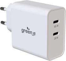 Chargeur Green-e - 2 USB-C éco-conçu - Blanc - 65 W
