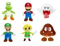 1 Peluche Héros Nintendo Super Mario (modèle aléatoire)