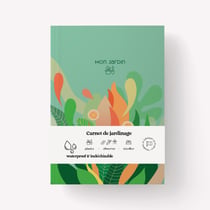 Carnet de jardinage - 14,8 x 21 cm - Menthe - Histoire D'écrire - 48 pages - Multicolore