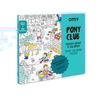 Poster géant à colorier Omy - Pony Club