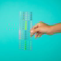 Stickers ongles Lily - Omy - 200 gommettes