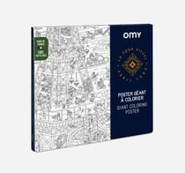 Poster géant à colorier Omy - Tour Eiffel