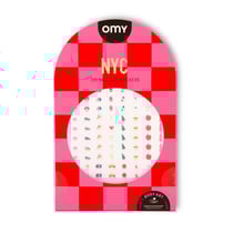 Planche de 120 stickers pour Nail Art - New York City