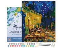 Peinture au numéro Figured'Art avec cadre - Van Gogh Café - 40 x 50 cm