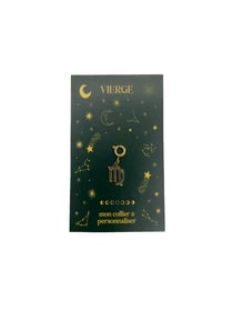 Charm astro Vierge - Mon collier à personnaliser