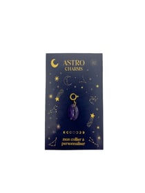 Charm astro Améthyste - Mon collier à personnaliser