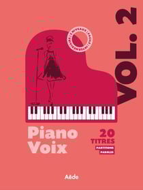 Piano-Voix - Volume 2 - Editions Aède Music