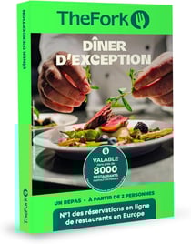 Coffret cadeau JungleGift - Thefork Diner d'Exception