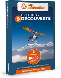 Coffret cadeau JungleGift - CapAdrenaline Émotion et Découverte