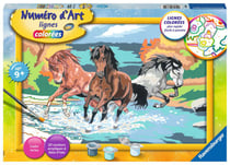 Numéro d'art - grand - Horde de chevaux