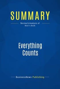 Summary: Everything Counts - Review and Analysis of Blair's Book