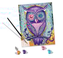 CreArt - 24x30cm - Hibou rêveur