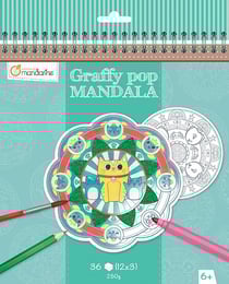 Graffy Pop Mandala, Animaux - Avenue Mandarine