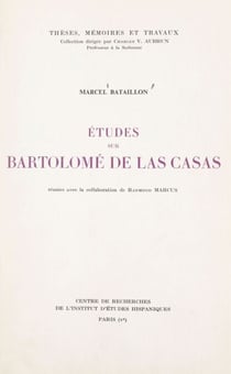 Études sur Bartolomé de Las Casas