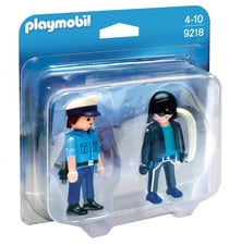 Duo Policier et voleur - Playmobil® - City action - 9218