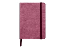 Carnet - 10.5 x 14.8 cm - Cuirisé - Clairefontaine - 144 pages unies - Cerise