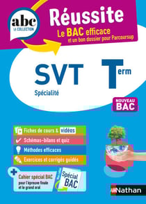 SVT Terminale (Sciences de la vie et de la Terre) - ABC Réussite - Bac 2026 - Enseignement de spécialité Tle - Cours, Méthode, Exercices et Sujets corrigés - EPUB