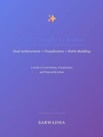 From Thought to Action: Goal Achievement = Visualization + Habit-Building