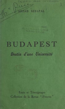 Budapest - Destin d'une université