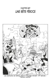 One Piece édition originale - Chapitre 687 - Une bête féroce