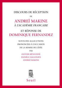 Discours de réception à l'Académie française et Réponse