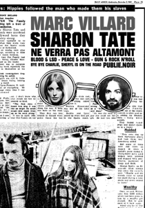Sharon Tate ne verra pas Altamont - Une plongée USA 1969 par le maître français du noir...
