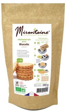 Préparation pour biscuits natures Bio - Mirontaine 280 g
