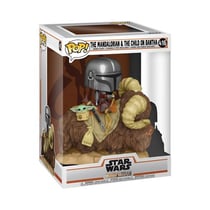 Figurine Funko POP! - Star Wars - The Mandalorian & The Child On Bantha n°416