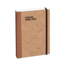 Agenda scolaire journalier 2026/2027 Clairefontaine - Havane - 12 x 17 cm - Forum Age Bag
