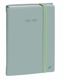 Agenda scolaire semainier 2026/2027 Quo Vadis - Vert - 15 x 21 cm - Pastel Plan Note - 16 mois de septembre à décembre