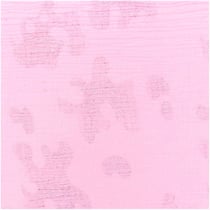 Coupon de tissu mousseline - 50x130 cm - Rose bonbon