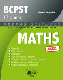 Mathématiques : BCPST 1re année - nouveaux programmes