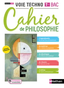 Cahier de philosophie : terminale : voie technologique (édition 2021)