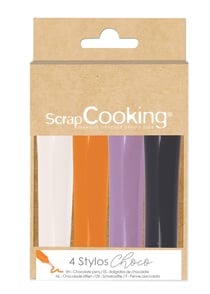 Lot de 4 stylos chocolat ScrapCooking® - Halloween - 25 g