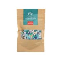 Sachet de mélanges de perles Heishi et de breloques - Bali - 50 grammes